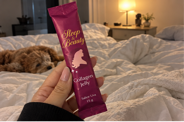 Rutina nocturna con Sleep & Beauty Collagen Jelly